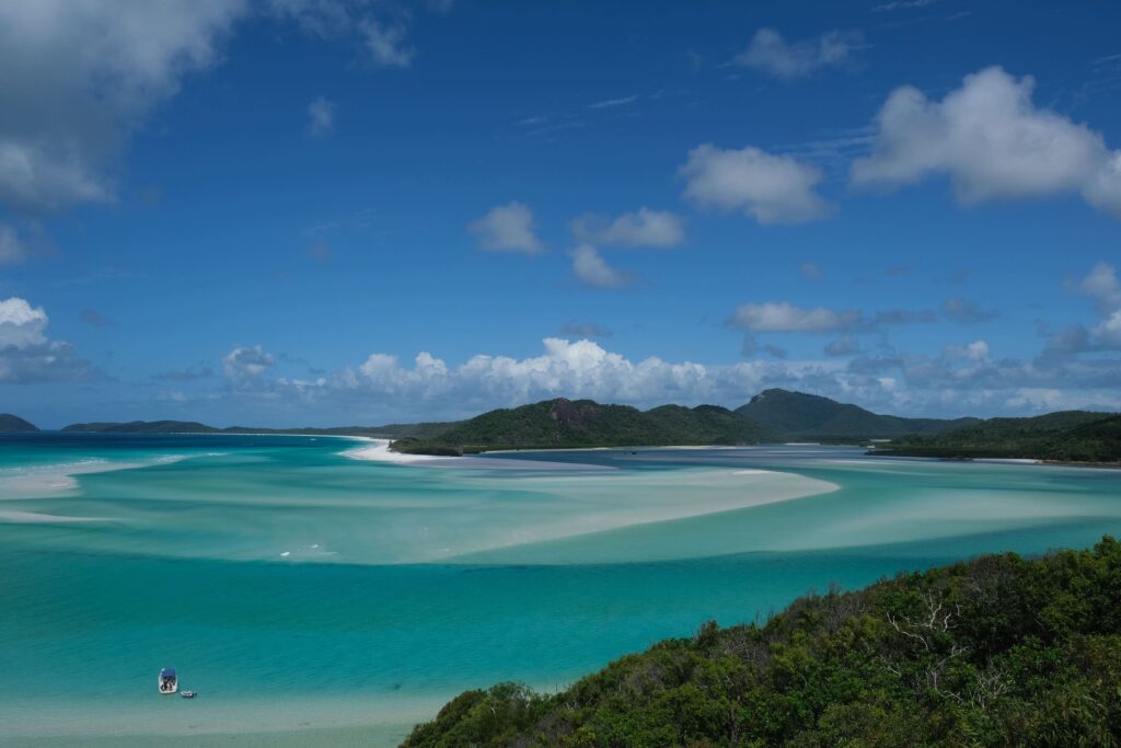 La fameuse vue depuis Hill Inlet Lookout