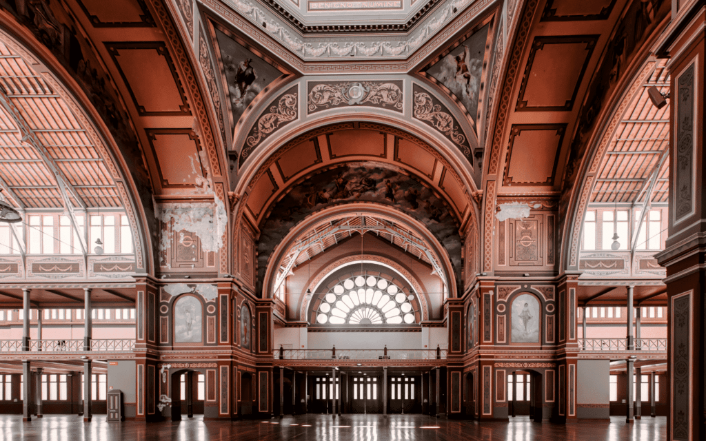 Intérieur du Royal Exhibition Building