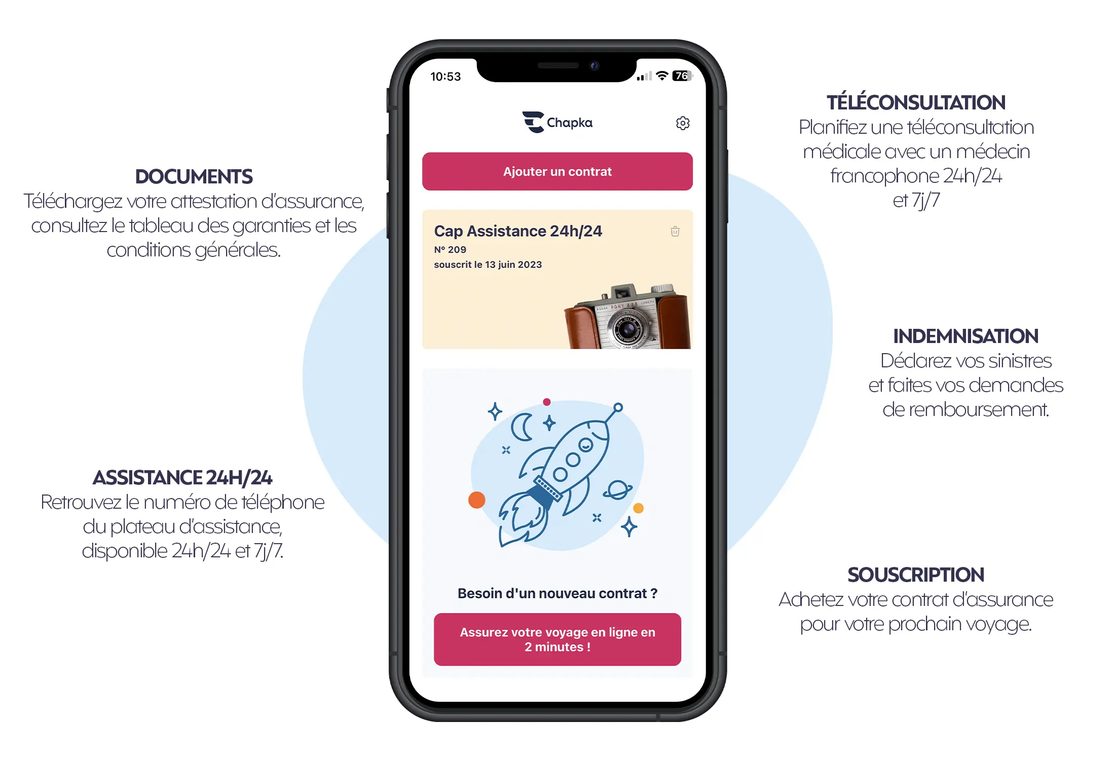 Application mobile Chapka Assurances